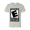 White Marble Unisex Jersey Short-Sleeve V-Neck T-Shirt Thumbnail