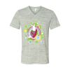 White Marble Unisex Jersey Short-Sleeve V-Neck T-Shirt Thumbnail