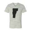 White Marble Unisex Jersey Short-Sleeve V-Neck T-Shirt Thumbnail