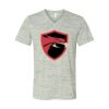 White Marble Unisex Jersey Short-Sleeve V-Neck T-Shirt Thumbnail