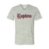 White Marble Unisex Jersey Short-Sleeve V-Neck T-Shirt Thumbnail
