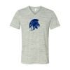 White Marble Unisex Jersey Short-Sleeve V-Neck T-Shirt Thumbnail