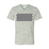 White Marble Unisex Jersey Short-Sleeve V-Neck T-Shirt Thumbnail