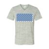 White Marble Unisex Jersey Short-Sleeve V-Neck T-Shirt Thumbnail