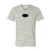 White Marble Unisex Jersey Short-Sleeve V-Neck T-Shirt Thumbnail