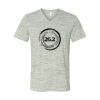 White Marble Unisex Jersey Short-Sleeve V-Neck T-Shirt Thumbnail