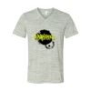 White Marble Unisex Jersey Short-Sleeve V-Neck T-Shirt Thumbnail