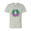 White Marble Unisex Jersey Short-Sleeve V-Neck T-Shirt Thumbnail