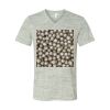 White Marble Unisex Jersey Short-Sleeve V-Neck T-Shirt Thumbnail
