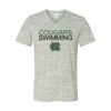 White Marble Unisex Jersey Short-Sleeve V-Neck T-Shirt Thumbnail