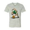 White Marble Unisex Jersey Short-Sleeve V-Neck T-Shirt Thumbnail