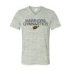 White Marble Unisex Jersey Short-Sleeve V-Neck T-Shirt Thumbnail
