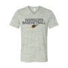 White Marble Unisex Jersey Short-Sleeve V-Neck T-Shirt Thumbnail