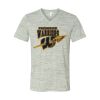 White Marble Unisex Jersey Short-Sleeve V-Neck T-Shirt Thumbnail