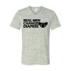 White Marble Unisex Jersey Short-Sleeve V-Neck T-Shirt Thumbnail