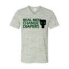White Marble Unisex Jersey Short-Sleeve V-Neck T-Shirt Thumbnail