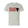 White Marble Unisex Jersey Short-Sleeve V-Neck T-Shirt Thumbnail