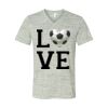 White Marble Unisex Jersey Short-Sleeve V-Neck T-Shirt Thumbnail