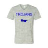 White Marble Unisex Jersey Short-Sleeve V-Neck T-Shirt Thumbnail