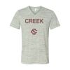 White Marble Unisex Jersey Short-Sleeve V-Neck T-Shirt Thumbnail