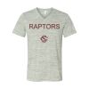 White Marble Unisex Jersey Short-Sleeve V-Neck T-Shirt Thumbnail