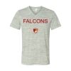 White Marble Unisex Jersey Short-Sleeve V-Neck T-Shirt Thumbnail