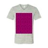White Marble Unisex Jersey Short-Sleeve V-Neck T-Shirt Thumbnail