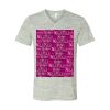 White Marble Unisex Jersey Short-Sleeve V-Neck T-Shirt Thumbnail