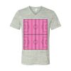 White Marble Unisex Jersey Short-Sleeve V-Neck T-Shirt Thumbnail
