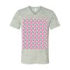 White Marble Unisex Jersey Short-Sleeve V-Neck T-Shirt Thumbnail