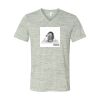 White Marble Unisex Jersey Short-Sleeve V-Neck T-Shirt Thumbnail