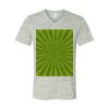 White Marble Unisex Jersey Short-Sleeve V-Neck T-Shirt Thumbnail