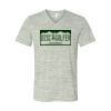 White Marble Unisex Jersey Short-Sleeve V-Neck T-Shirt Thumbnail