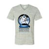 White Marble Unisex Jersey Short-Sleeve V-Neck T-Shirt Thumbnail