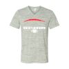White Marble Unisex Jersey Short-Sleeve V-Neck T-Shirt Thumbnail