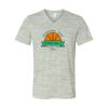White Marble Unisex Jersey Short-Sleeve V-Neck T-Shirt Thumbnail
