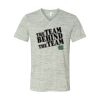 White Marble Unisex Jersey Short-Sleeve V-Neck T-Shirt Thumbnail