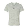 White Marble Unisex Jersey Short-Sleeve V-Neck T-Shirt Thumbnail