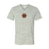 White Marble Unisex Jersey Short-Sleeve V-Neck T-Shirt Thumbnail