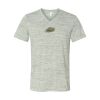 White Marble Unisex Jersey Short-Sleeve V-Neck T-Shirt Thumbnail
