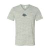 White Marble Unisex Jersey Short-Sleeve V-Neck T-Shirt Thumbnail