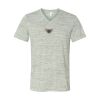 White Marble Unisex Jersey Short-Sleeve V-Neck T-Shirt Thumbnail