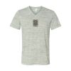 White Marble Unisex Jersey Short-Sleeve V-Neck T-Shirt Thumbnail