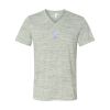 White Marble Unisex Jersey Short-Sleeve V-Neck T-Shirt Thumbnail