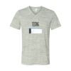 White Marble Unisex Jersey Short-Sleeve V-Neck T-Shirt Thumbnail