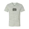 White Marble Unisex Jersey Short-Sleeve V-Neck T-Shirt Thumbnail