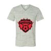 White Marble Unisex Jersey Short-Sleeve V-Neck T-Shirt Thumbnail