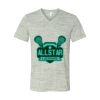 White Marble Unisex Jersey Short-Sleeve V-Neck T-Shirt Thumbnail
