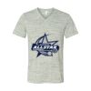 White Marble Unisex Jersey Short-Sleeve V-Neck T-Shirt Thumbnail