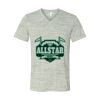 White Marble Unisex Jersey Short-Sleeve V-Neck T-Shirt Thumbnail